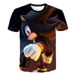 TJJF 3D Sonic Hedgehog T-Shirt Men'S Cartoon Sonic Game Printing Clothing T-Shirt Summer Clothing Men'S T-Shirt