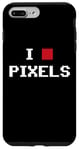 Coque pour iPhone 7 Plus/8 Plus Retro Gamer - I Love Pixels - Pixel Art