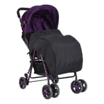 Waterproof Baby Stroller Foot Muff Buggy Pram Pushchair Snuggle Cover Black ▷