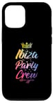 Coque pour iPhone 15 Pro Ibiza Party Crew | Coloré