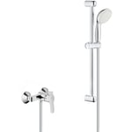 Grohe Pack Mitigeur monocommande + Ensemble de douche complet 2 jets Tempesta 100 (MitigeurD1-TEMPESTA2)