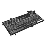 Kompatibelt med MateBook D 53010BAJ, 11.4V, 3700mAh