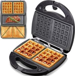 Yabano Sandwiches Toaster 3 in 1 Toastie Makers Waffle Maker Machine & Panini