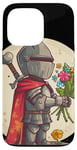 iPhone 13 Pro Valentine's Knight with flowers in hand costume Case