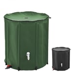 Linxor - Réservoir souple, récupérateur d'eau de pluie pliable - 200 l - Vert
