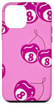 Coque pour iPhone 12 mini 8 Billard Ball Cherry Ball Cherry 8 Ball Rose