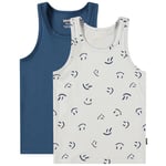 Molo Jayden 2-Pack Tank Top Best Sky | Marinblå | 122/128 cm