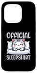 Coque pour iPhone 15 Pro Chemise de nuit officielle American Shorthair Funny Cat Lover