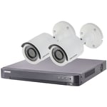 Kit video surveillance Turbo hd Hikvision 2 caméras bullet