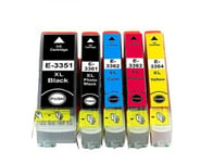 5 Ink Cartridges (Set) for Epson Expression Premium XP-530 XP-630 XP-635 XP-830