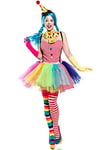 Mask Paradise Clown Girl Costume pour femme Taille L