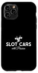 Coque pour iPhone 11 Pro Slot Cars avec fente pour mini voiture RC