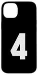 iPhone 14 Plus #4 Jersey Varsity Uniform Number Sport Case