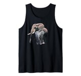 Mother Elephant and Child - African Elephants Tank Top