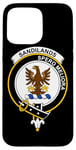 Coque pour iPhone 15 Pro Max Armoiries Sandilands - Blason de la famille