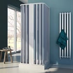 Idralite - Cabine de douche en forme u pvc accordéon h 185 mod. Nova 70X120X70 cm