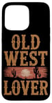 iPhone 15 Pro Max Old Western Film Fan Classic Cowboy Culture and Wild West Case