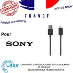 Original Data Cable Sony UCB20 USB type C pour Xperia X, XA, M5, Z5 Premium