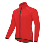 Wosawe-Veste De Pluie De Cyclisme À Haute Visibilité,Maillot Multifonction,Coupe-Vent À Vaccage Rapide,Pour Vélo De Route Et Vtt