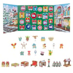 Pokémon Holiday Advent Calendar - Features 16 2-Inch Battle Figures with Special Finish and Eight Unique Accessories