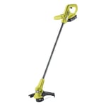 Ryobi 18 V ONE+ Cordless Grass Trimmer RY18LT23A-0 (Cutting Width 23 cm, EasyEdge for Switch Between Edge and Trimming Mode, Includes 1 x Line Spool, without Battery & Charger in Box), Green