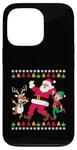 Coque pour iPhone 13 Pro Pull de Noel Idée de Christmas Pere Noel Pain D'epice Noel