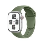 SRena Bracelet SBC1 pour bracelet apple watch se ultra 2 series 10 9 8 7 6 5 4 3 2 1 49mm 46mm 45mm 44mm 42mm 41mm 40mm 38mm cuir sport montre silicone en couleur Vert Olive