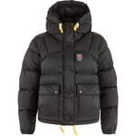 Fjällräven expedition down cropped jacket w (dame) - black  - XS - Naturkompaniet