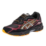 Asics Homme Gel-NYC Sneaker, Black Burgundy, 40.5 EU