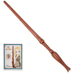 HARRY POTTER - BAGUETTE MAGIQUE DELUXE LUNA LOVEGOOD WIZARDING WORLD - Baguette Magique Authentique Luna Lovegood 30 cm Avec Carte de Sorts - 6062059 - Jouet Enfant 6 ans