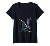 Womens Batman: Arkham Asylum Batman V-Neck T-Shirt