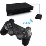 Gamepad Controle Sans Fil 2.4g - Contrôleur Pour Sony Ps2 Playstation 2 - Console Joystick Double Vibration Shock Joypad