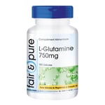 Fair & Pure® - L-Glutamine 750mg - avec 2250mg de L-Glutamine par dose journa...