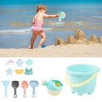 Outdoor Game Watering Kettle Digging Sand Kit Beach Toys Set Sandcastle Bucket