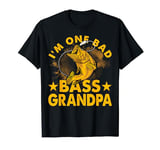 I'm one Bad Bass Grandpa Perch Fish T-Shirt