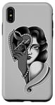 iPhone XS Max Devil is a Woman American Traditional Tattoo Flash Case