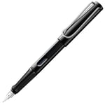 Lamy safari black - Stylo Plume avec grip ergonomique et plume acier pour gau...