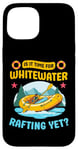 iPhone 15 Funny White Water Rafting Case