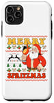 Coque pour iPhone 11 Pro Max Merry Spitz MAS X HO HO HOLY APEROLY XMAS SANTA Noël