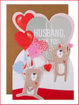 Pop Up 3D Husband Valentine's Day Card