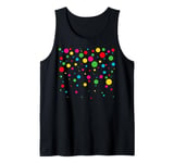 Funny Spotty 2024 Heart Dotty Spots Meme Kids Boys Girls Tank Top