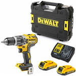 DCD796D2-QW Perceuse Visseuse Percussion Compact Xr 18V 2Ah Li-Ion Brushless - 2 Batteries - Dewalt