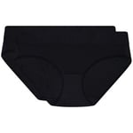 Shorties & boxers DIM  Lot de 2 Culottes Femme Microfibre SPORT Noir