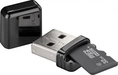 Goobay Minneskortläsare USB 2.0, läser micro SD