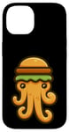 iPhone 14 Octopus Burger Sea Food Kraken Tentacle BBQ Octopuses Case