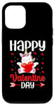 iPhone 12/12 Pro Unicorn Happy Valentine Day Couple Funny Unicorns Lovers Case