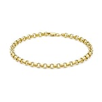 Carissima Gold - Maille Jaseron Bracelet Femme - 9 carats Or 375/1000 Or Jaune