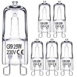 EvaStary Ampoule halogène G9 25W 230V Ampoule halogène G9 Intensité Variable ...