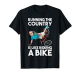 Running The Country Is Like Riding A Bike Anti-Joe Biden T-Shirt