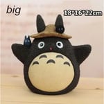 Ny Totoro Spargris Harts Totoro figurer Japansk stil Mynt Sparbössa barn påskpresent L Hat